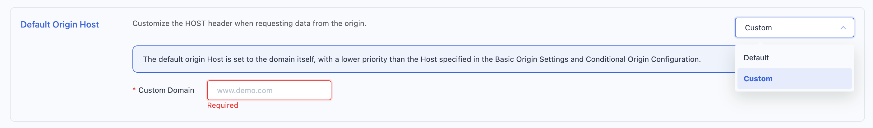 回源HOST配置2